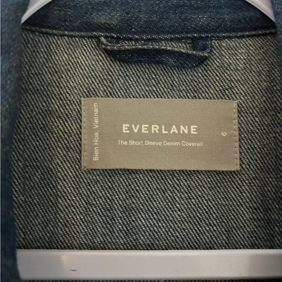 Everlane Short Sleeve Denim Coverall - Picture 6 of 9